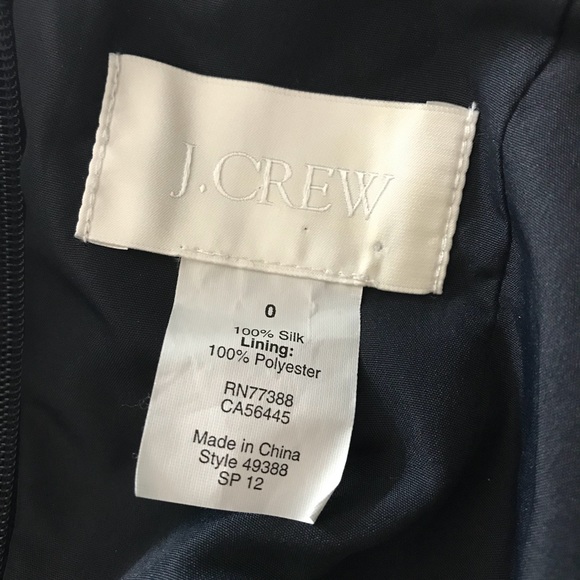 J Crew Navy Silk Halter Dress! - Picture 3 of 3